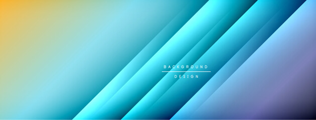 Obraz premium Dynamic shadow lines with gradient colors geometric background