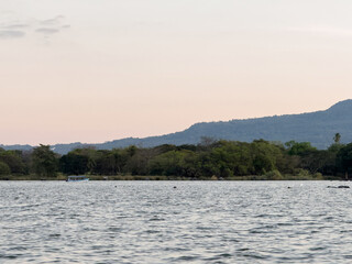 Boat tour in natural resort