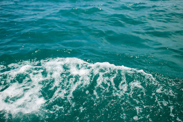 Fototapeta premium An abstract background of seawater flow under light exposure