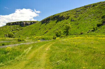 Kasagh river canyon near Astvatsynkal Monastery (Yernjatap, Armenia)
