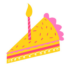 Illustration birthday decoration