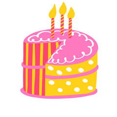 Illustration birthday decoration