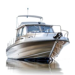 Passenger motor boat image analysis.