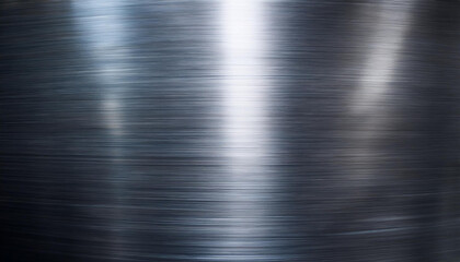 Polished Stainless Steel Plate with Gleaming Reflection