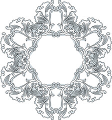 Vector sketch illustration silhouette vintage classic abstract decorative decoration ornament design