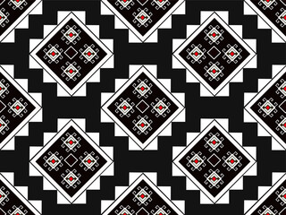 Geometric ethnic traditional seamless pattern for background, and fabric design