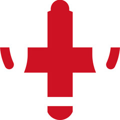 Fototapeta premium England Flag On Alarm