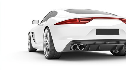 Generic modern car model viewed from rear on white backdrop, no visible branding.