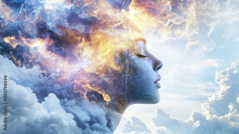 Poster mapping ethereal consciousness through quantum ai neural networks in fractal-like structures a journ