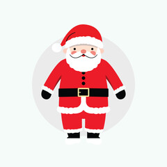 Santa Claus vector illustration. Santa Claus character illustration. Santa Claus vector. Santa Claus icon.