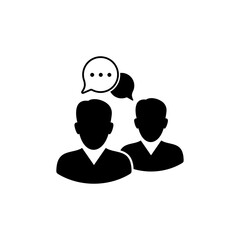 talk icon. Discussion sign. dispute Transparent background. talk PNG	