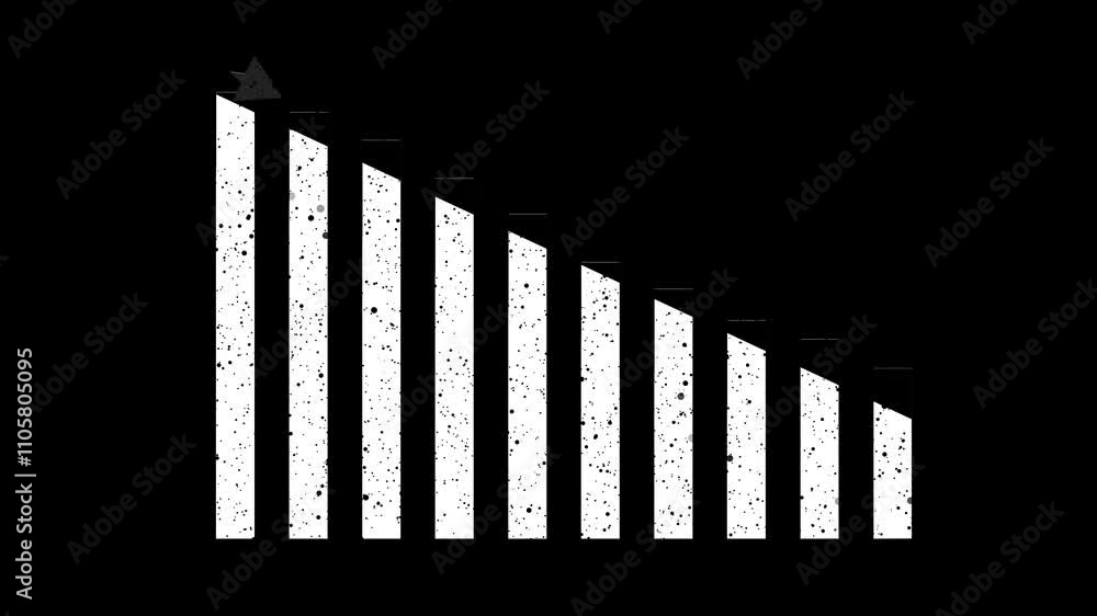 Poster business graph animation increased graph of success business business graph chart bar growth report 