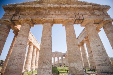 ancient greek temple in Sicily