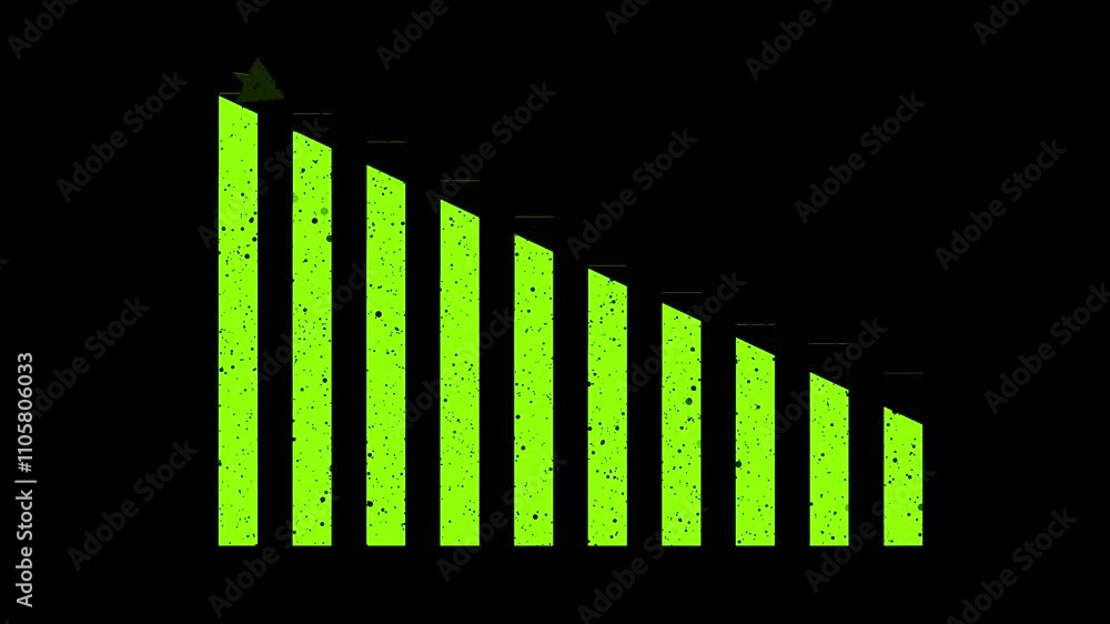 Poster business graph animation increased graph of success business business graph chart bar growth report 