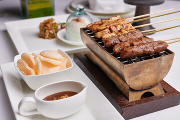 Chicken sate Beef Sate
