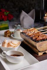 Chicken sate Beef Sate