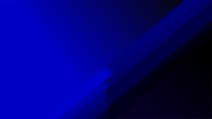 Side blue and black fading shape elegant business background