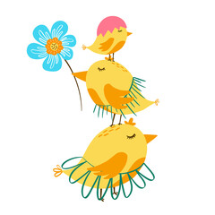 Easter decoration illustration