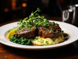 Gourmet PanSeared Beef Medallions with Creamy Mashed Potatoes