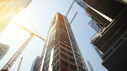 Fototapeta premium building under construction