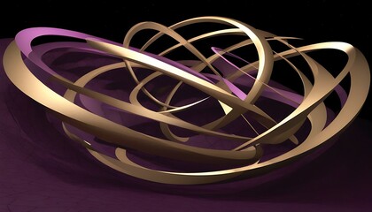 Abstract 3D art sculpture, futuristic design style, interstellar texture background.