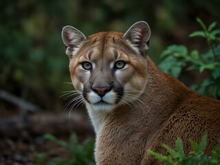 Obraz premium Cougar (mountain lion) in the wild.