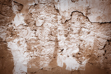 Peeling, Weathered, and Textured Plaster Wall Background