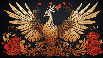 Fototapeta premium Phoenix Illustration