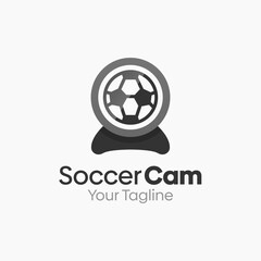 Soccer Cam Logo Design Template. Good for Business, Agency, Community and Organization. 