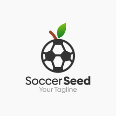 Obraz premium Soccer Seed Logo Design Template. Good for Business, Agency, Community and Organization. 