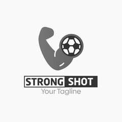 Strong Shot Logo Design Template. Good for Business, Agency, Community and Organization. 