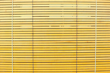 Yellow Bamboo Window Blinds Background