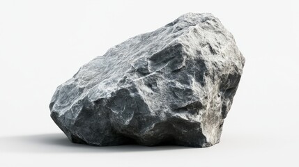 Fototapeta premium stone, rock isolated on white