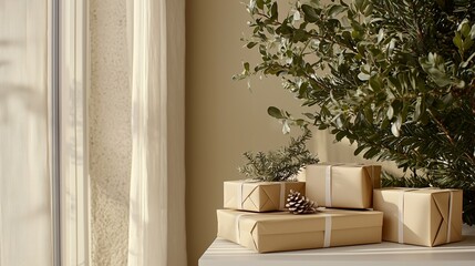 Simple Christmas Decor Scandinavian Tree