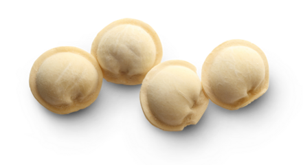 Frozen meat dumplings or pelmeni