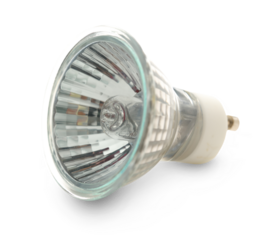 Light bulb isolated on white