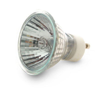Light bulb isolated on white