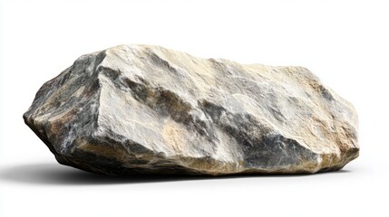 Obraz premium stone, rock isolated on white