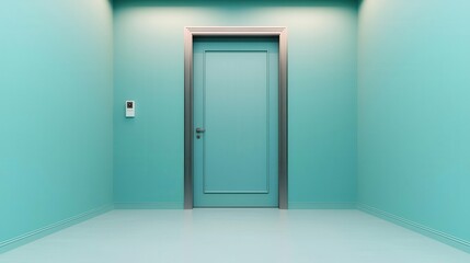 Elevator safety rules, clean layout, 3D illustration