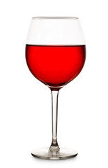 Glass of red wine