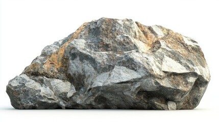 Obraz premium stone, rock isolated on white