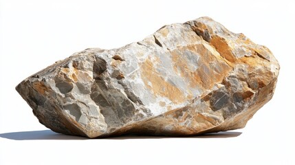 stone, rock  isolated on white