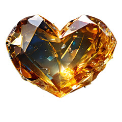 Golden Heart Gemstone