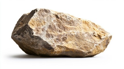 Fototapeta premium stone, rock isolated on white