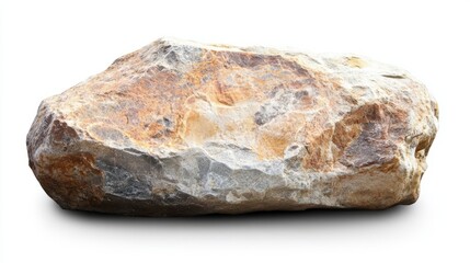 Obraz premium stone, rock isolated on white