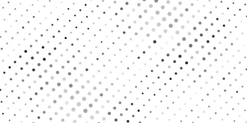 Abstract halftone background white and gray gradient texture geometric dot pattern banner design.