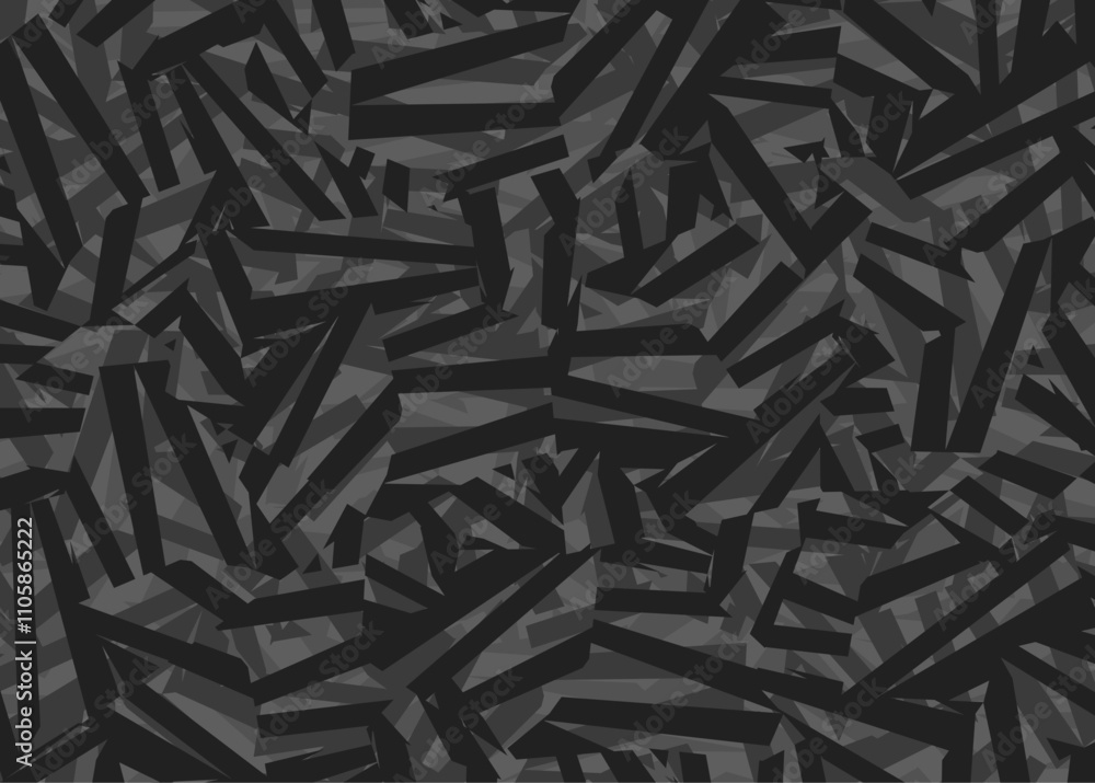 Poster abstract background with seamless rough and raw stripes pattern