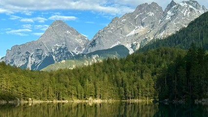Nature of Swaziland,  mountains,  forest,  lake 