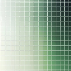 green mosaic background