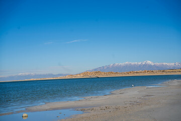 Beach at Antilope Island